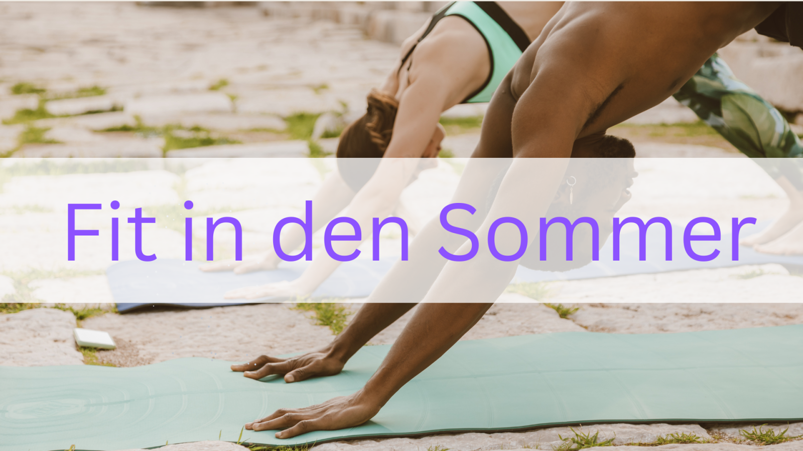 Login zum Programm "Fit in den Sommer"
